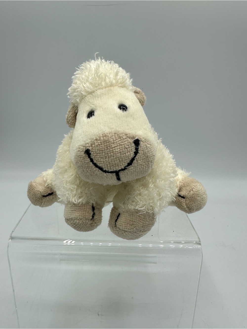 RARE Jellycat - Cream Truffles Sheep - Mini Plush Soft Toy 3" Retired VTG NWT